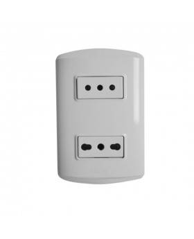 DOBLE 10A 10/15A EMBUT.MODUS BTICINO 1288BN
