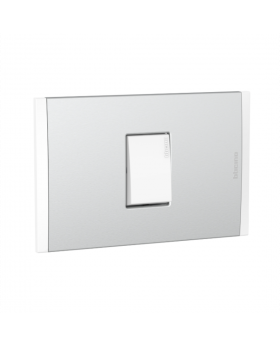 INTERRUPTOR 9/12 10A METAL ALUM BTICINO AF2100EBMN