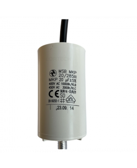 CONDENSADOR 20 MFD (PERMAN) RAP-0.75HP/LEN-0.75HP