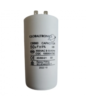 CONDENSADOR 50 MFD (PERMAN) RAP-3HP/LEN-2.5HP