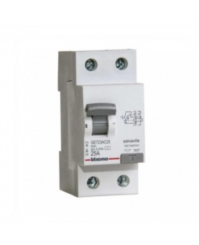 DIFERENCIAL 2 X 25A DIN BTICINO  GE723AC25