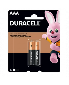 PILA AAA DURACELL PACK 2 UNIDADES
