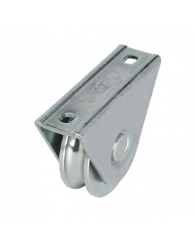 RUEDA METALICA DOBLE DIAM.300 P/CORREDERA