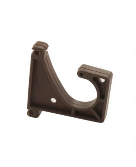GANCHO J CAFE PLASTICO SOPORTE P /BARRA