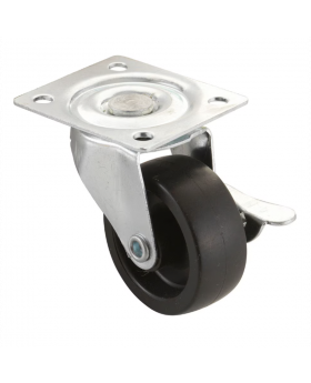 RUEDA MUEBLE C/BASE 40MM CHINA