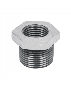 BUSHING GALVANIZADO 1/2 HE - 3/8 HI