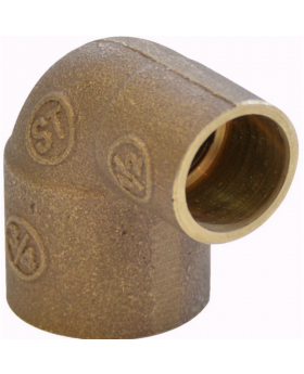 CODO BRONCE SOLDAR 3/4 X 1/2