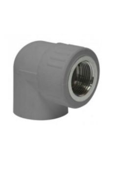 CODO 90 ROSCA METALICA PPR SO-HI  20 X 1/2