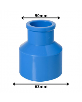 COPLA PVC PRESION RED. LARGA C/C M/H 63MMX50MM