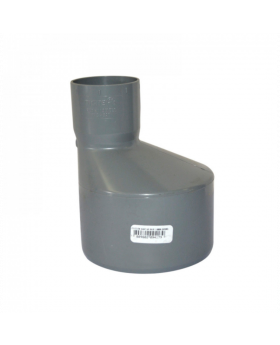 COPLA PVC SANITARIA GRIS CEM/CEM 110MM X 50MM