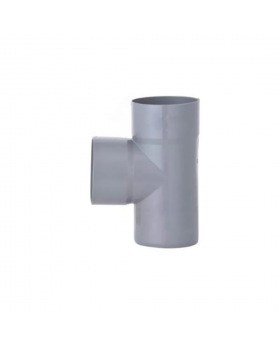 TEE PVC SANITARIA GRIS REGISTRO CEM/CEM 110MM