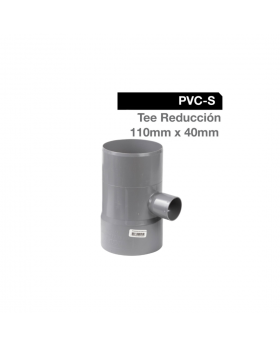 TEE PVC SANITARIA GRISCEM/CEM/CEM 110MM X 40MM