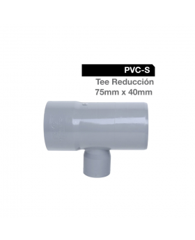 TEE PVC SANITARIA GRISCEM/CEM/CEM 75MM X 40MM
