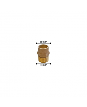 TERMINAL BRONCE SO-HE 3/8