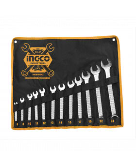 JGO.LLAVE PUNT.Y COR. 6-24MM12PZA INGCO HKSPA1142