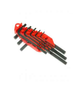 LLAVE ALLEN JUEGO 10 PZAS 1/16 3/8 GERMANY NEGRA