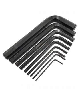 LLAVE ALLEN JUEGO 8 PZAS 1.5- 6MM GERMANY NEGRA