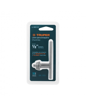 LLAVE PORTA BROCAS 1/2 TRUPER LL-BRO-1/2