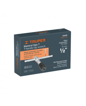 MANILLETE GIRA MACHOS FORMA T MAN-T-1/2 TRUPER